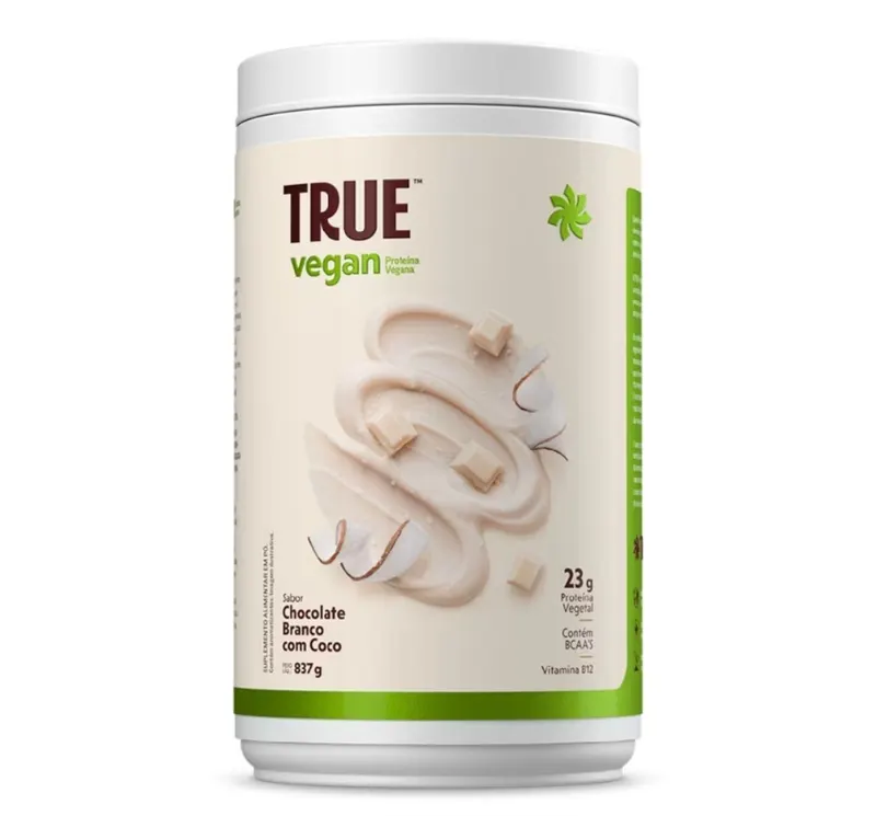 True Vegan Protein Chocolate Branco E Coco 837g True Source
