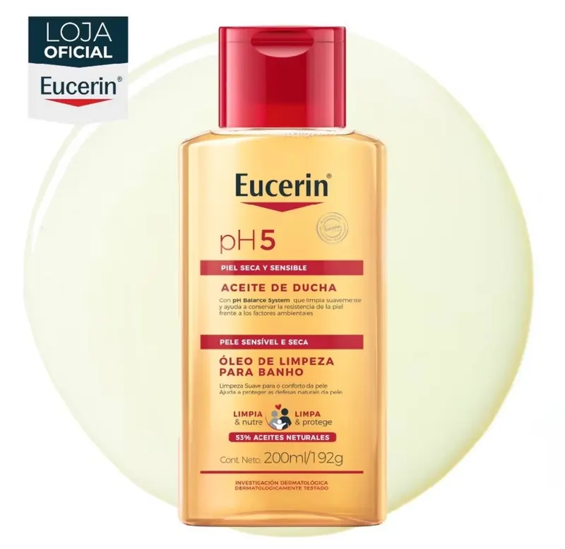 EUCERIN Óleo de Limpeza Corporal pH5 200ml