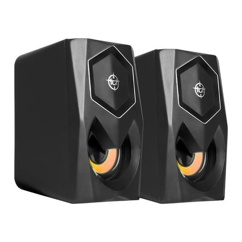 Caixas de Som Para Pc Tgt Sentry, Rainbow, 2x3W Rms, Preto