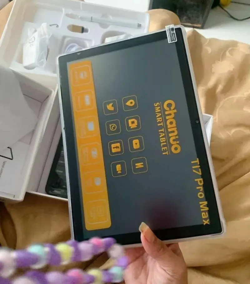 2026 Tablet T17 PRO MAX amx mouse teclado 12GB RAM 512GB ROM Android14 com case 10.1 polegadas câmera 32MP