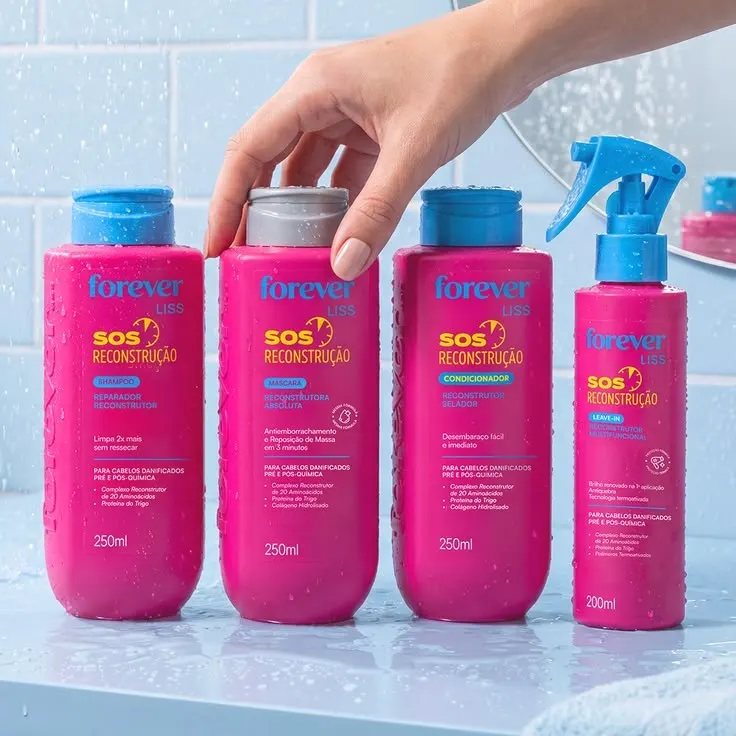 Kit Completo SOS Reconstrução Forever Liss