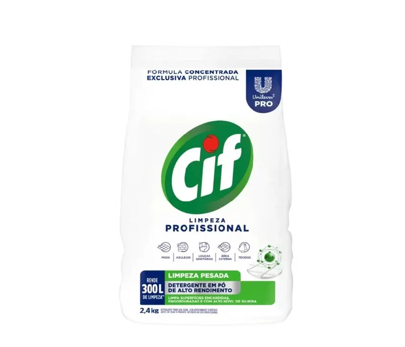 Limpador em Pó Limpeza Profissional 2,4kg Cif