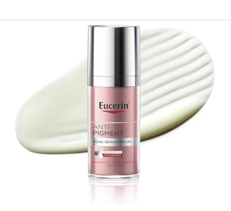 EUCERIN Dual Sérum Facial Antimanchas e Anti-idade 30ml, Anti-Pigment, Clareador, Thiamidol, Ácido Hialurônico