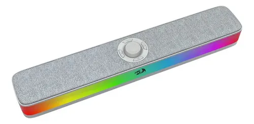 Soundbar gamer redragon neo RGB cinza usb Tipo C