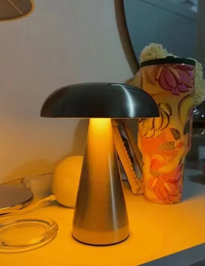Luminária De Led Com Sensor De Toque Forma De Cogumelo