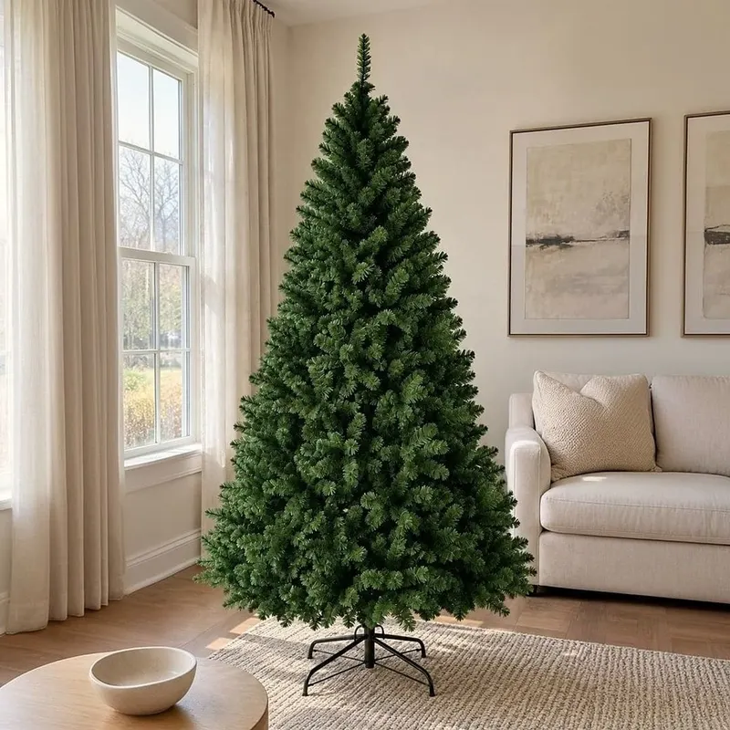 Árvore De Natal Premium Pinheiro Cheia Luxo 180cm 750 Galhos Cor Verde.
