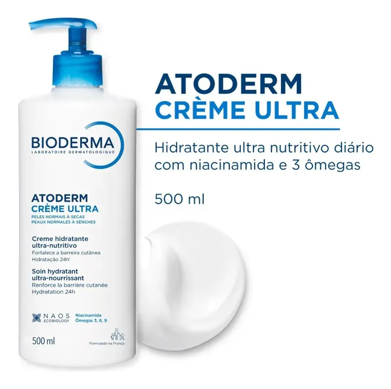BIODERMA Creme Hidratante Atoderm Creme Ultra 500ml