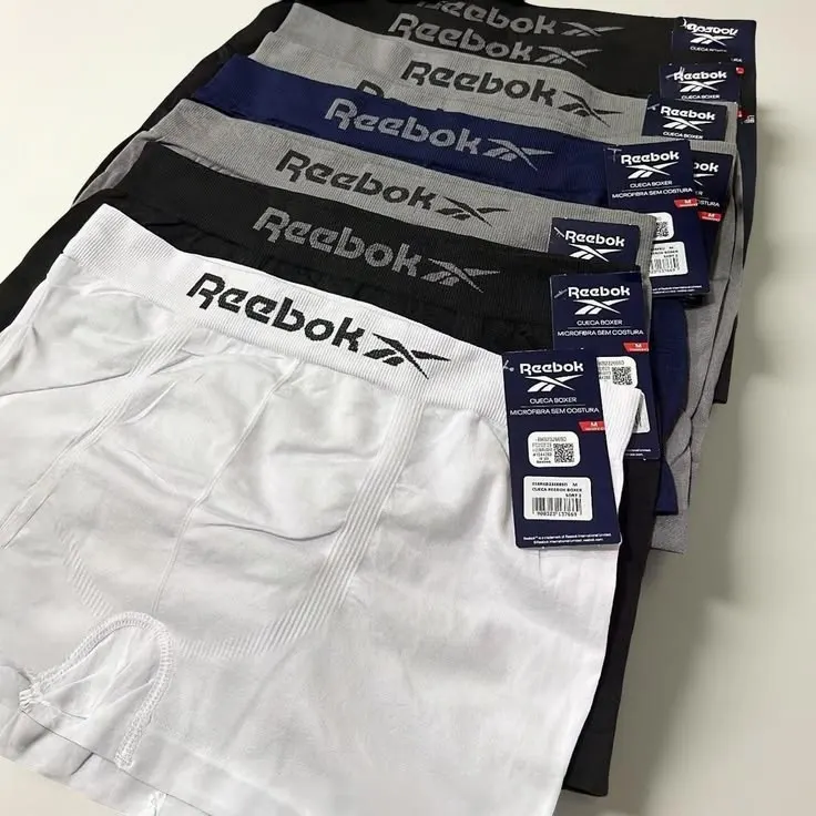 Kit 6 Cuecas Boxer Box Classic Reebok