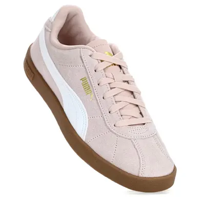 Tênis Puma Club II Rose e Branco - Feminino