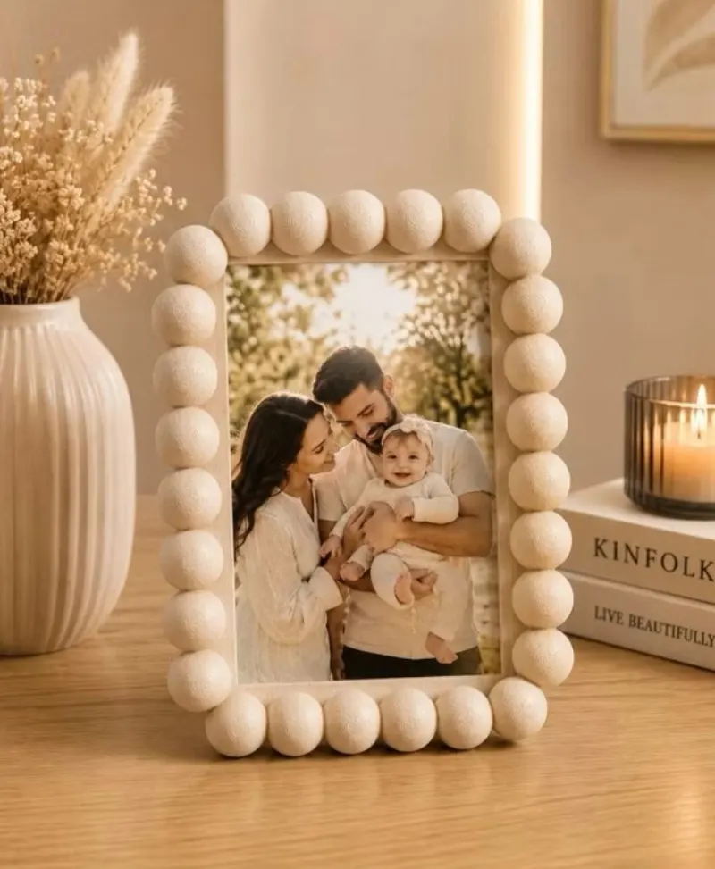 Porta Retrato Bubble Decorativo Moderno Moldura de Bolinhas