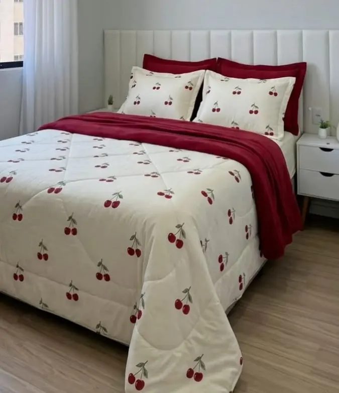 Coberdrom Casal Queen Estampado 2,40m x 2,20m Exlusivo - MaYu Enxovais