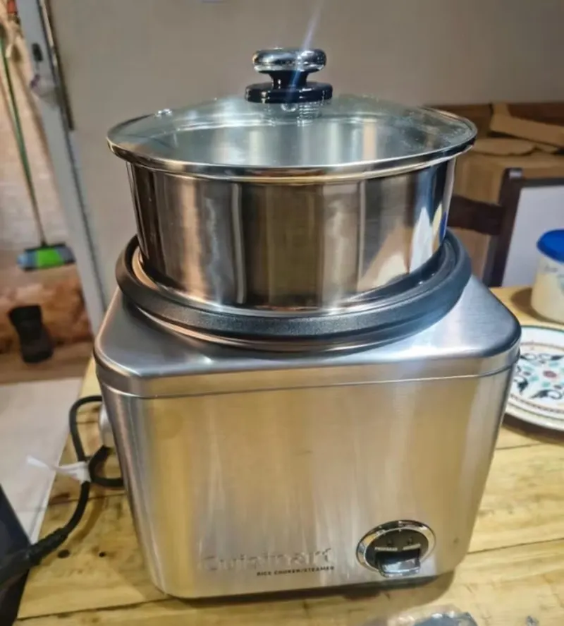 Panela Elétrica para Arroz em Aço Inox 127V Cuisinart – CRC-800BR