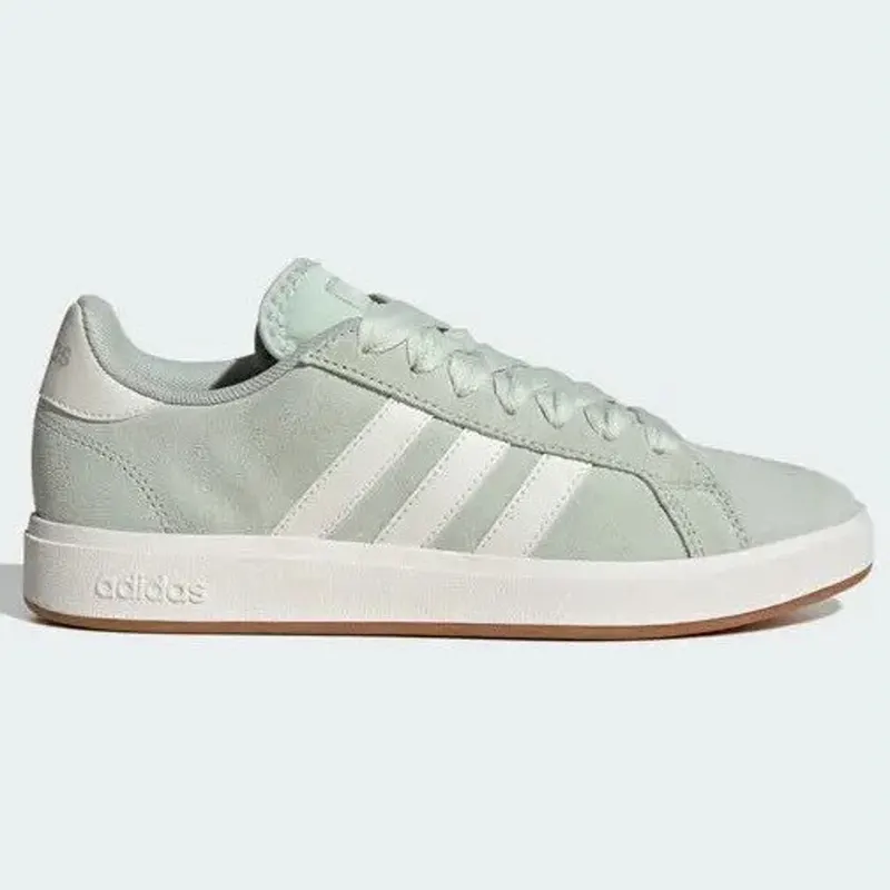 Tênis Feminino Grand Court Base 00s adidas Lingrn/cwhite/gum10 Liso.
