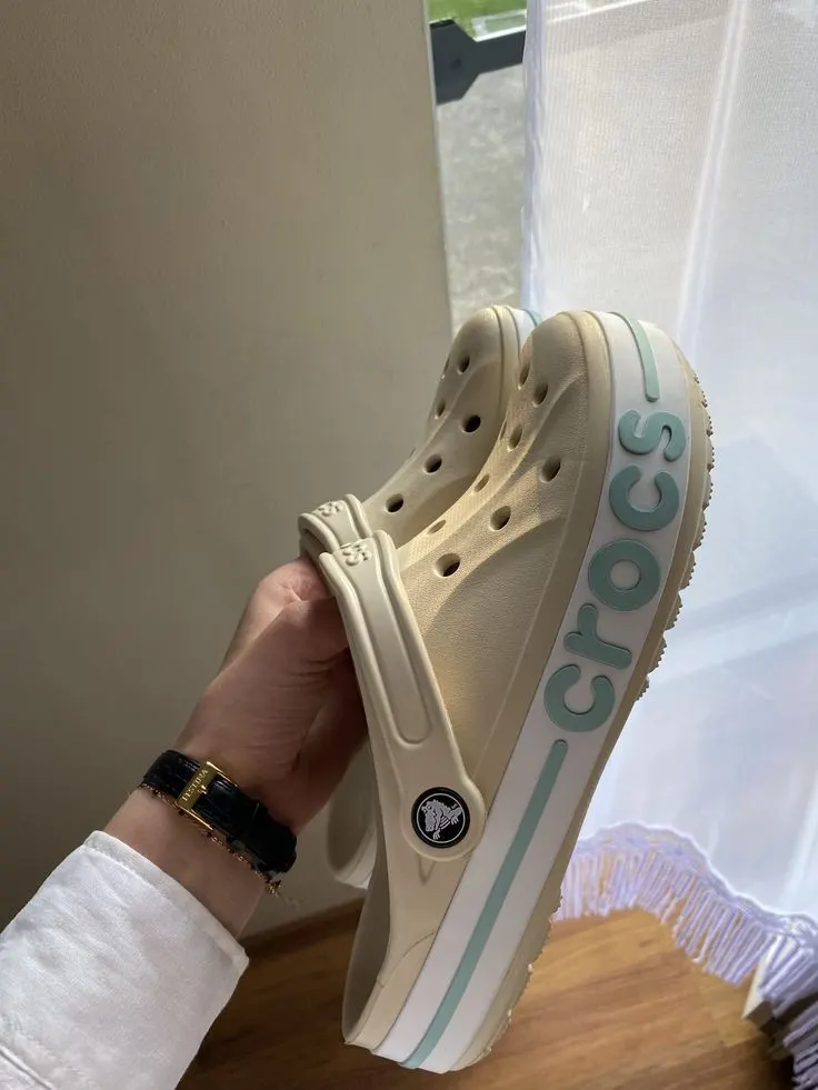 Sandália Crocs Bayaband Clog Winter White/Multi