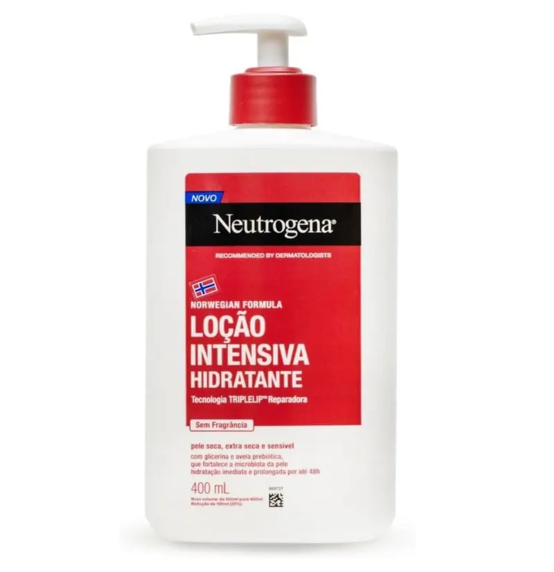 Hidratante Corporal Neutrogena Norwegian Intensivo 400ml!