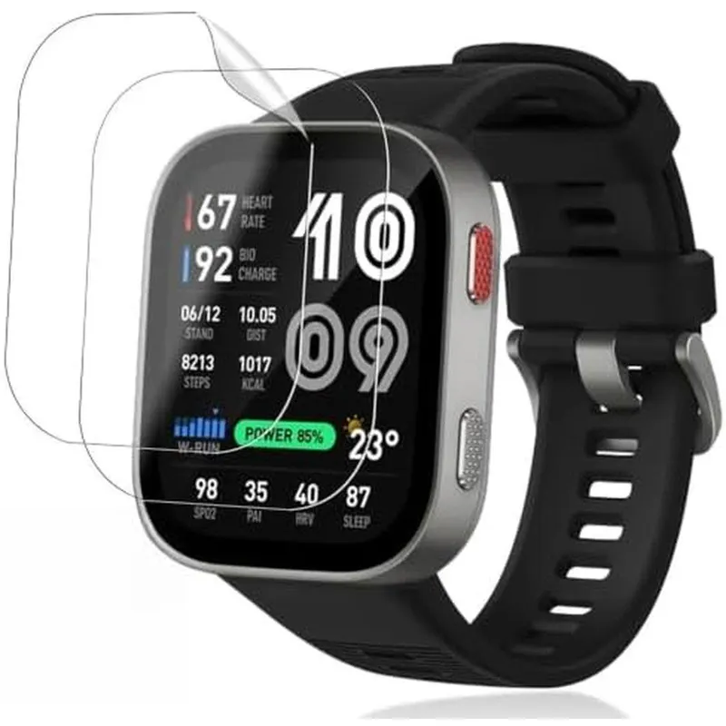 Película TPU GEL Exclusiva para AAmazfit Bip MAX C/ 2 Un 2 Unidades, TPU GEL, Proteção de Tela, Exclusiva