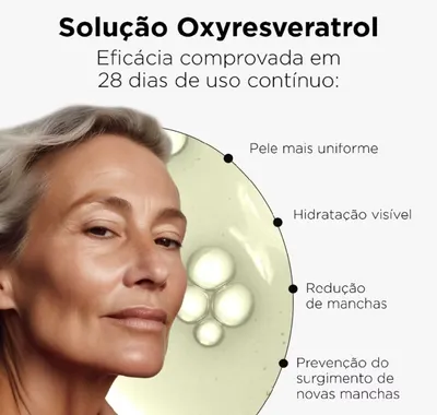 Sérum Oxyresveratrol Solução Antioxidante Clareia Manchas e Melasma Simple Organic