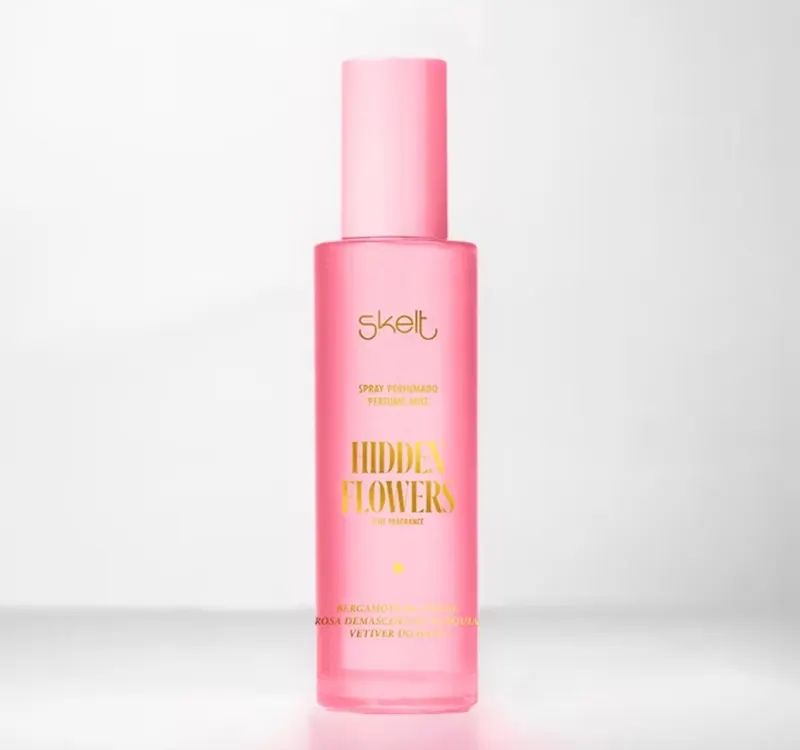 Body Splash Hidden Flowers Skelt 100ml - Bergamota da Itália, Pera, Pêssego, Noz-moscada