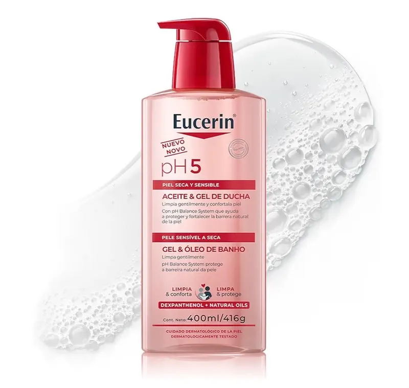 Eucerin pH5 Gel e Óleo de Banho 400ml