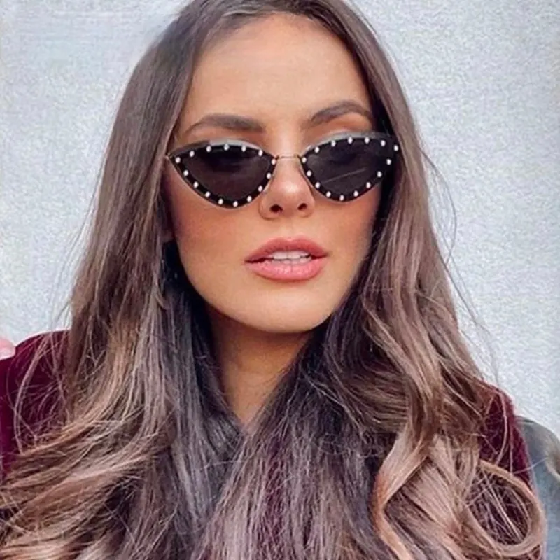666 Óculos De Sol Europeus E Americanos Moda Personalidade Net Vermelho Feminina Nova