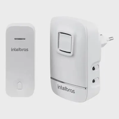 Campainha Cik 200 Bivolt Sem Fio E Sem Bateria Intelbras