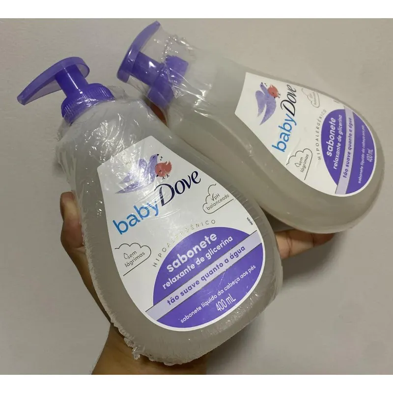 Baby Dove Sabonete Líquido De Glicerina Hidratação Relaxante 400mL