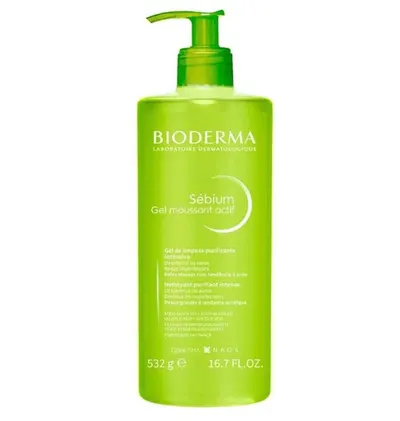Gel de Limpeza Facial Bioderma Sébium Gel Moussant Actif 500ml | Pele com tendência a acne!