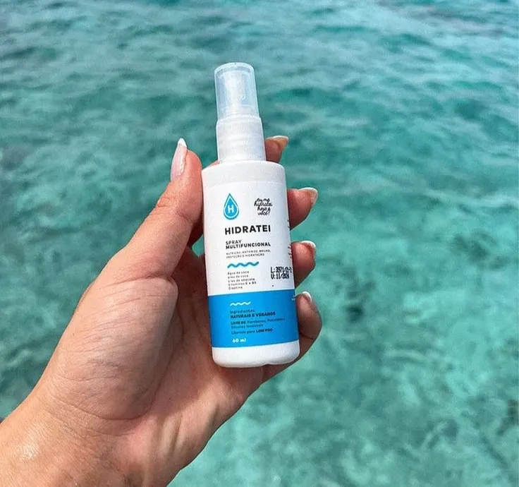 Leave-in Spray Multifuncional Hidratei 60ml Travel Size Proteção Térmica Antifrizz Brilho