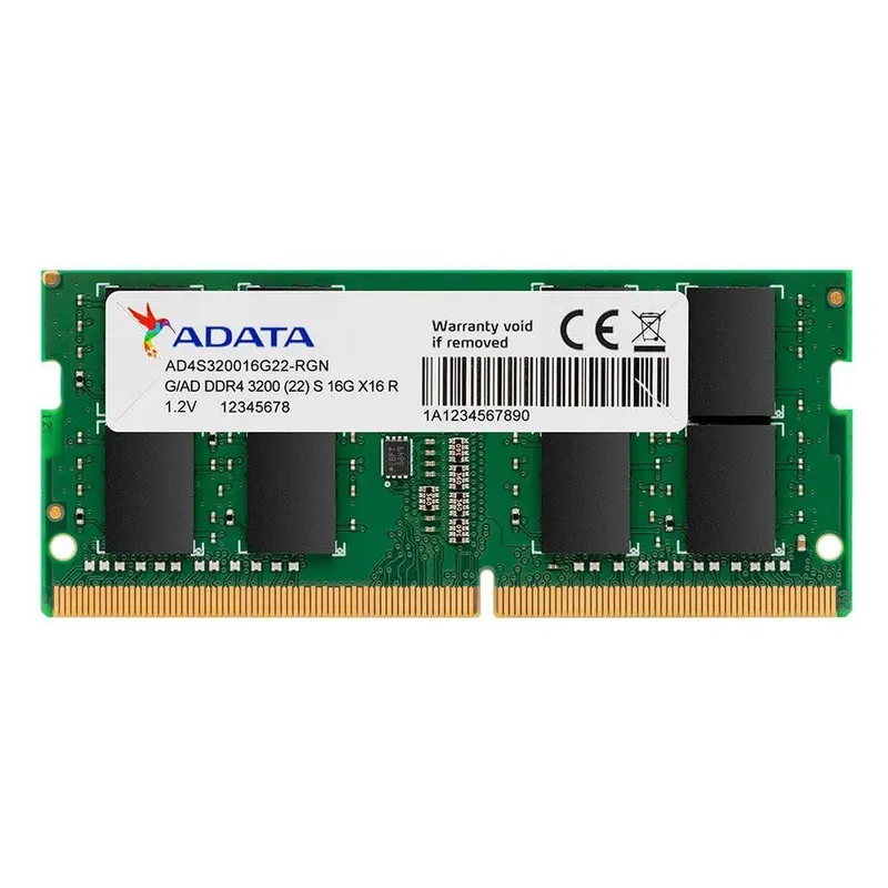 Memória Notebook Adata 8Gb Ddr4 3200 MHz So-Dimm Ad4s32008g22-Sgn