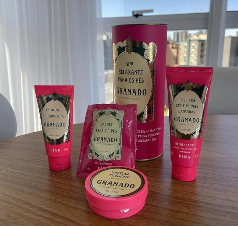 Kit Spa para os Pés Granado Pink | Relaxante