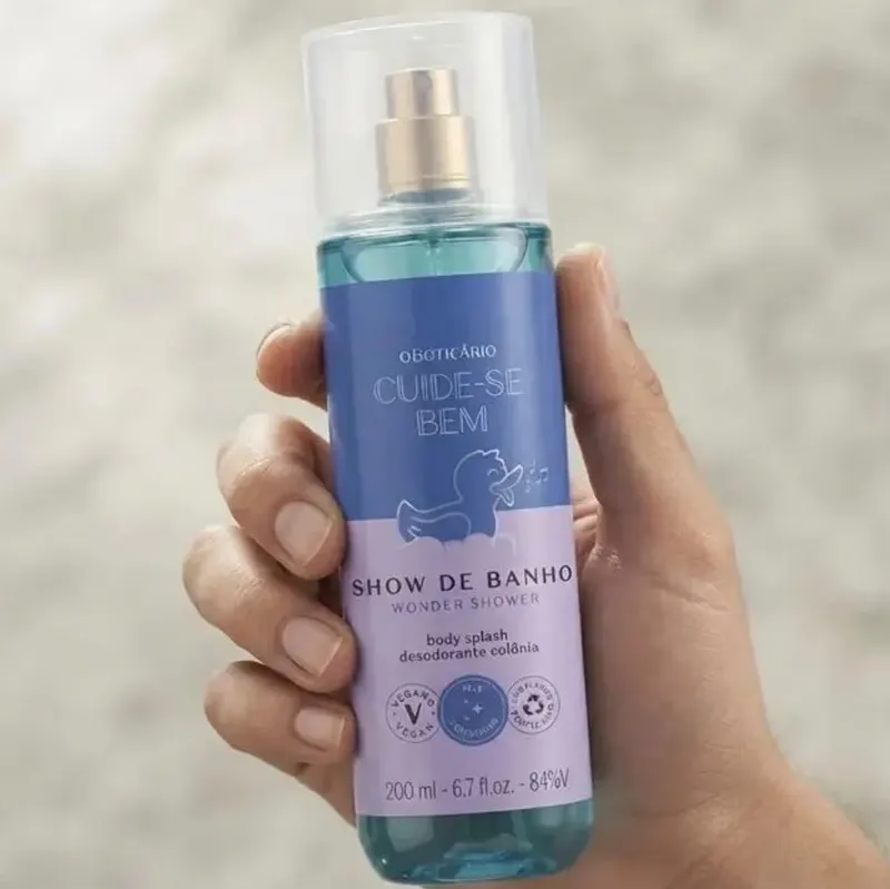 BAIXOUUU Body Splash Desodorante Colônia Cuide-se Bem Show de Banho 200ml