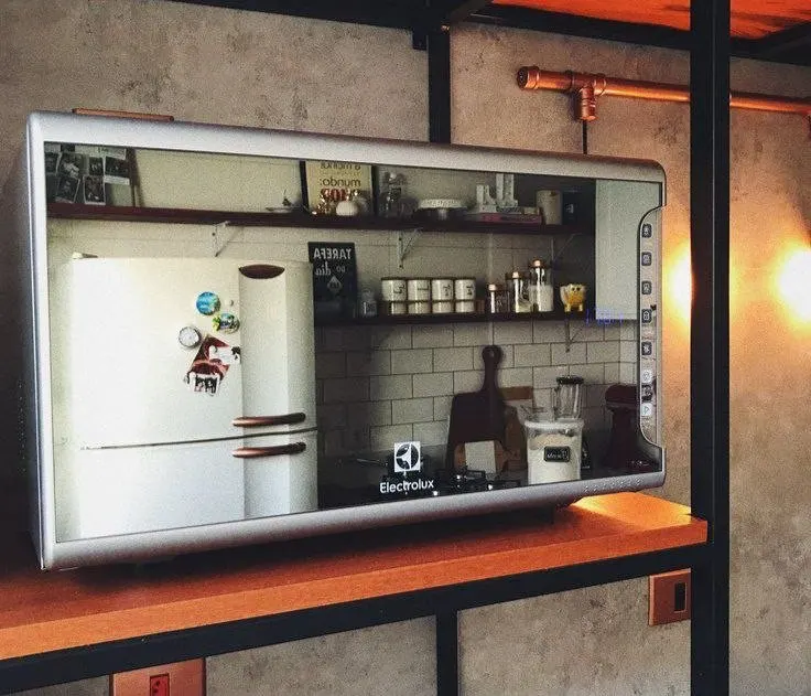 Micro-ondas Electrolux 31L cor Inox Espelhado com Painel Integrado e Função Tira Odor (MI41S)