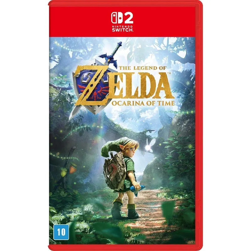 (Pré-Venda) The Legend of Zelda: Ocarina of Time Nintendo Switch 2 (Capa Padrão)