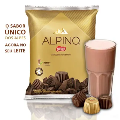 Achocolatado Em Pó Alpino Nestlé 1kg
