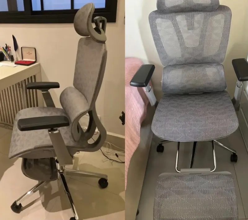 Cadeira de Escritório Presidente Sweet Studio Ergonômica com Apoio!