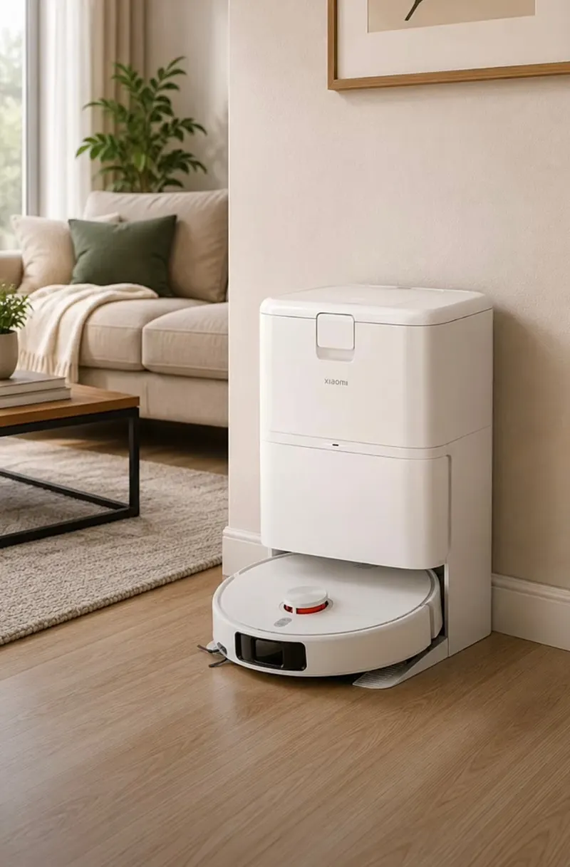 Robô Aspirador Xiaomi H50 110V 10.000Pa – Aspirador com Esfregão