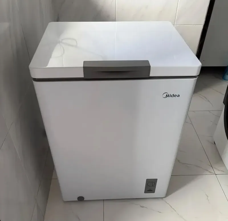 Freezer Horizontal 142l Inverter Bivolt Branco Midea