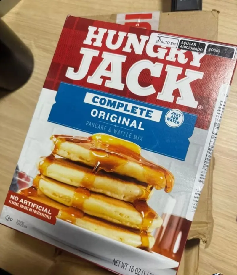 Hungry Jack Original Massa Para Panqueca E Waffle Mix 453g