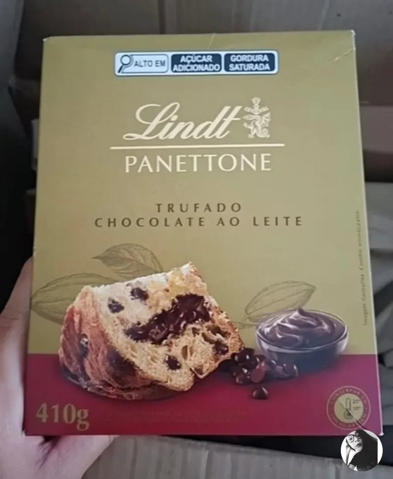 Panettone Lindt Trufado ao Leite 410g