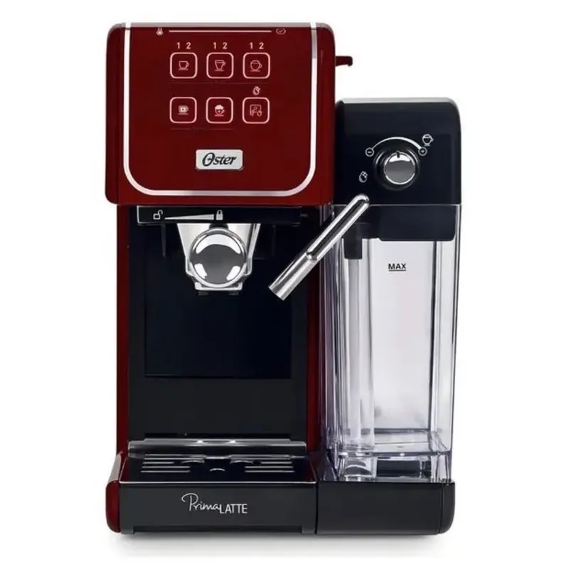 É OSTER Oster PrimaLatte Touch Red Cafeteira Espresso 1050W -