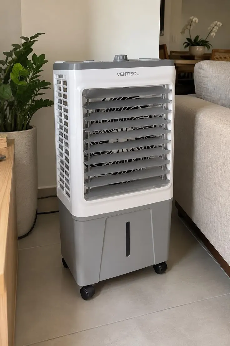 Climatizador de ar evaporativo 5 em 1 portátil 16L 20m² CLIN16 Ventisol