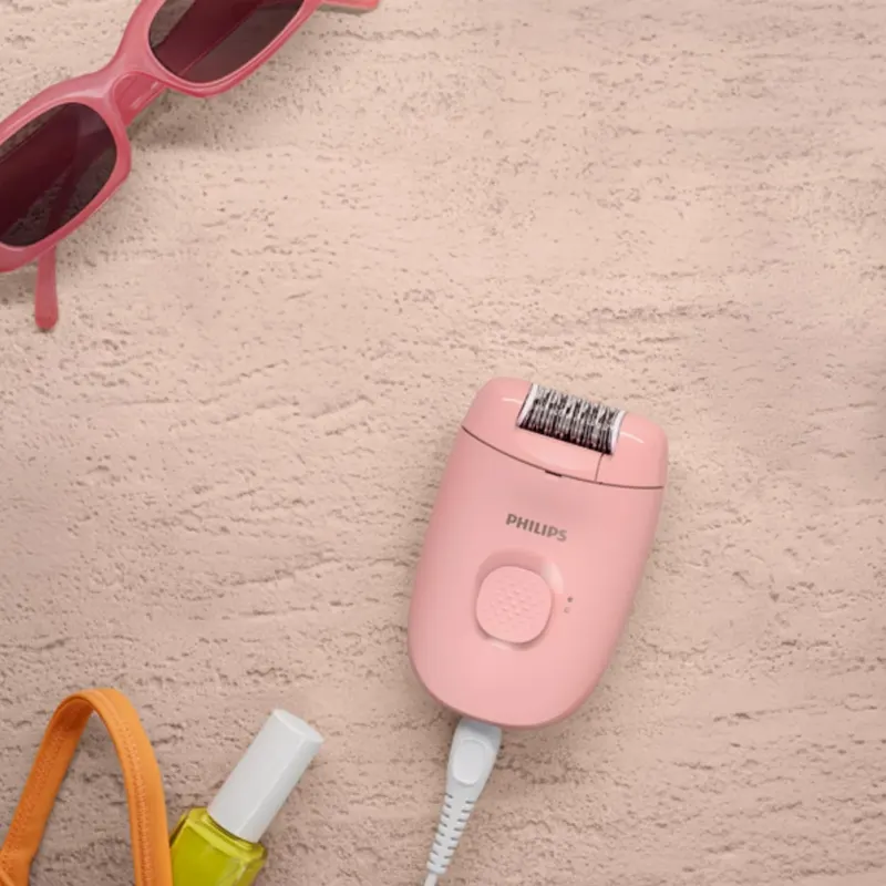 Philips Depilador Feminino Elétrico Série 2000 | Pele macia por até 4 semanas | Compacto | Remove pelos curtos | BRE229/00