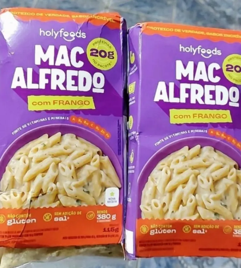Kit HolyFoods 2x Mac Alfredo 115g