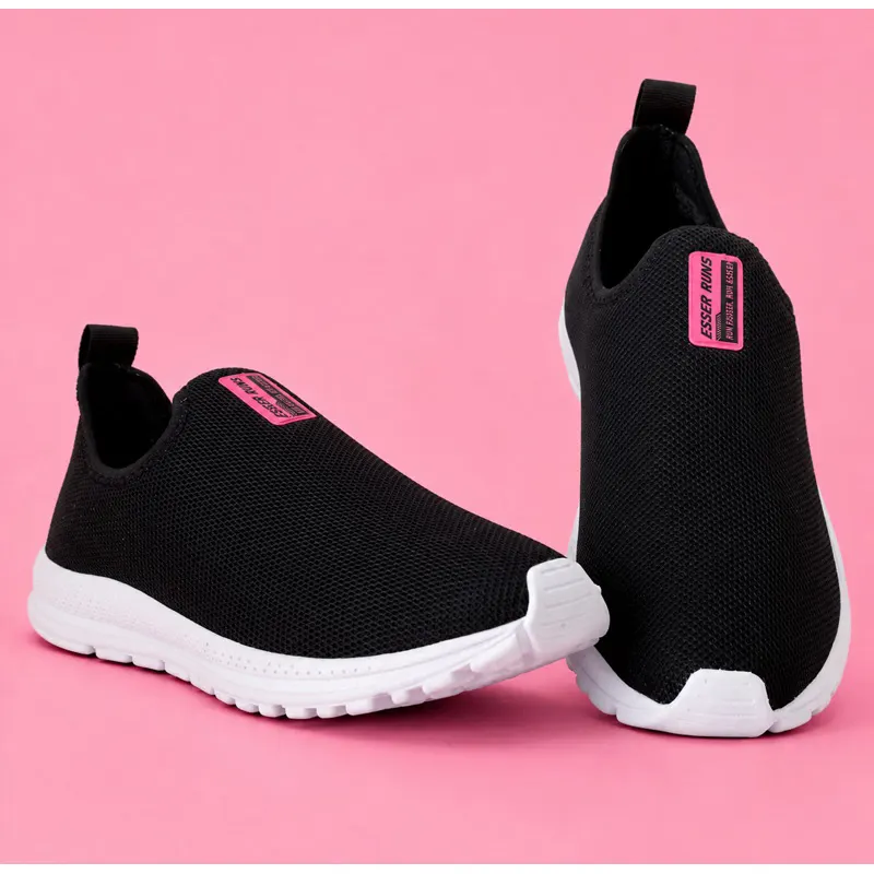 Tênis Meia Feminino Calce Fácil Botinha Ortopédico Esportivo Sneaker Slip On Casual
