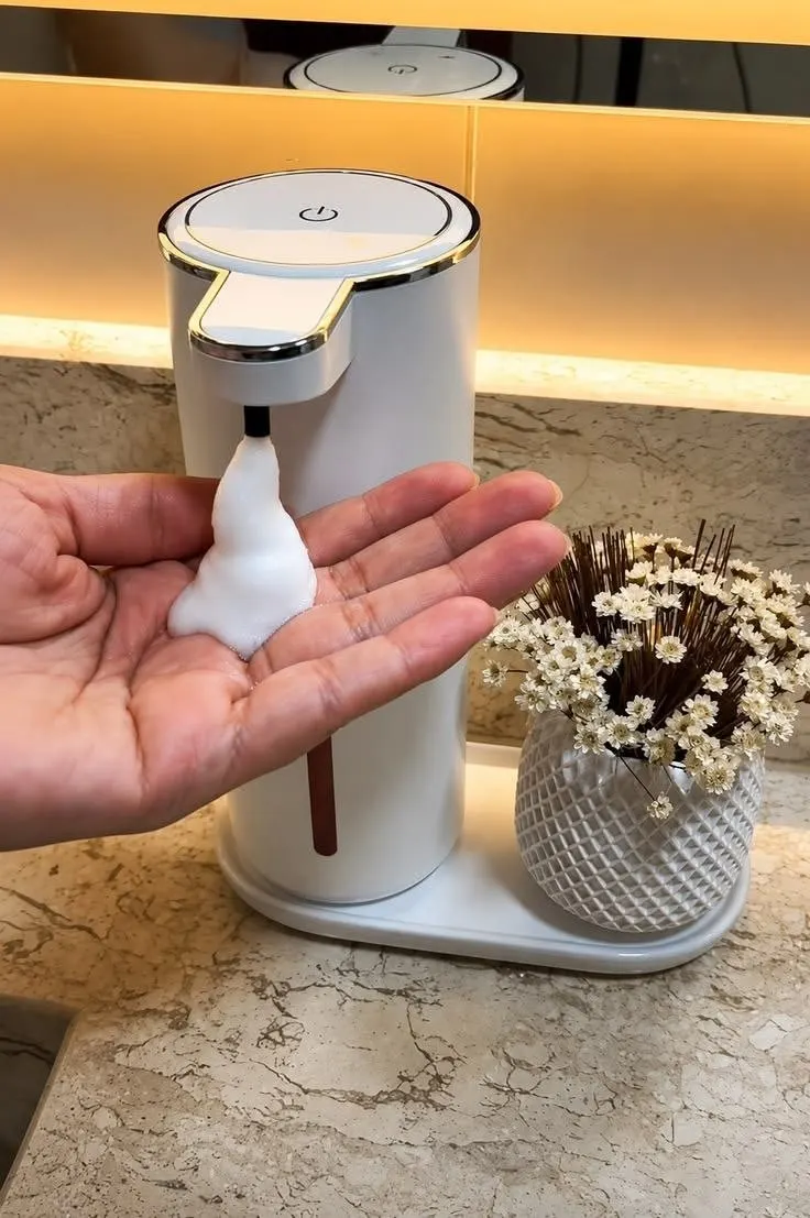 Saboneteira Dispenser Automático Sensor Infravermelho Para Sabonete Líquido Detergente Espuma