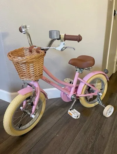 Bicicleta Retrô Lilás e Rosa Aro 16 - Unitoys