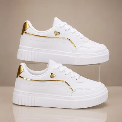 Tenis Feminino Casual Tendencia Estiloso Confortavel Macio trabalho Escola Passeio