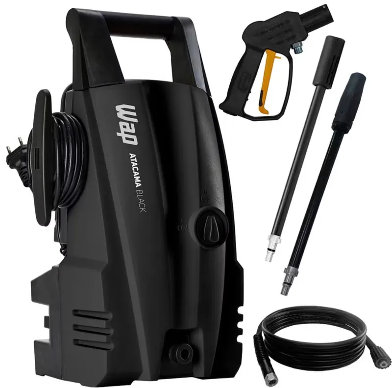 Lavadora de Alta Pressão WAP Atacama Black Potência 1400W Pressão 1500PSI Motor Universal