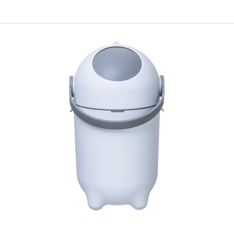 Gato Panda - Lixeira Anti Odor Classic 10 Litros – Design Compacto e Higiênico, Fácil de Limpar, Ideal para Quartos de Bebê, Cozinhas
