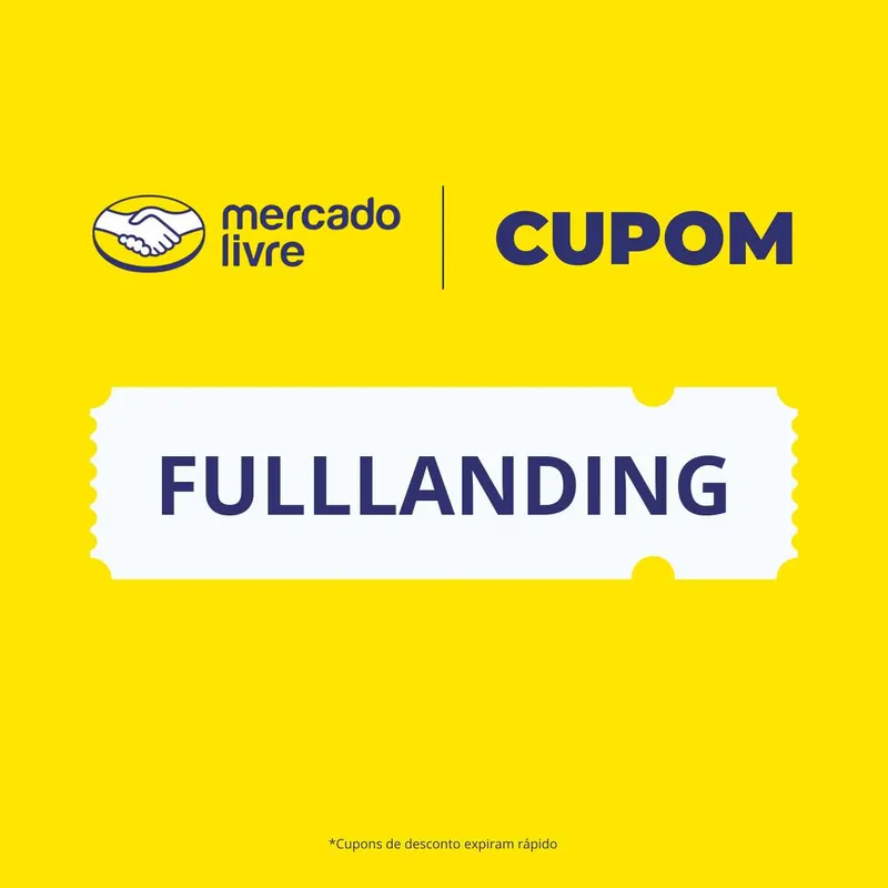 Cupom Mercado Livre — FULLLANDING — 10% OFF, Limite de R$ 20